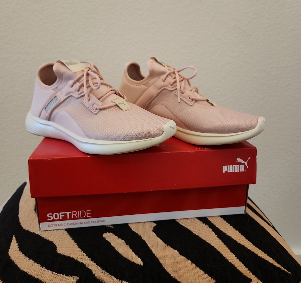 PUMA Women's SoftRide Sneakers - Light Pink